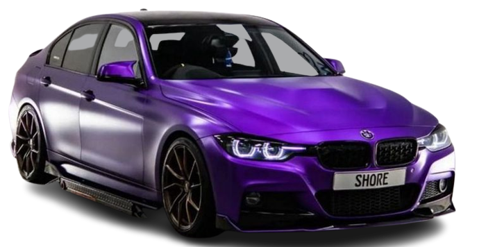 purple violet car